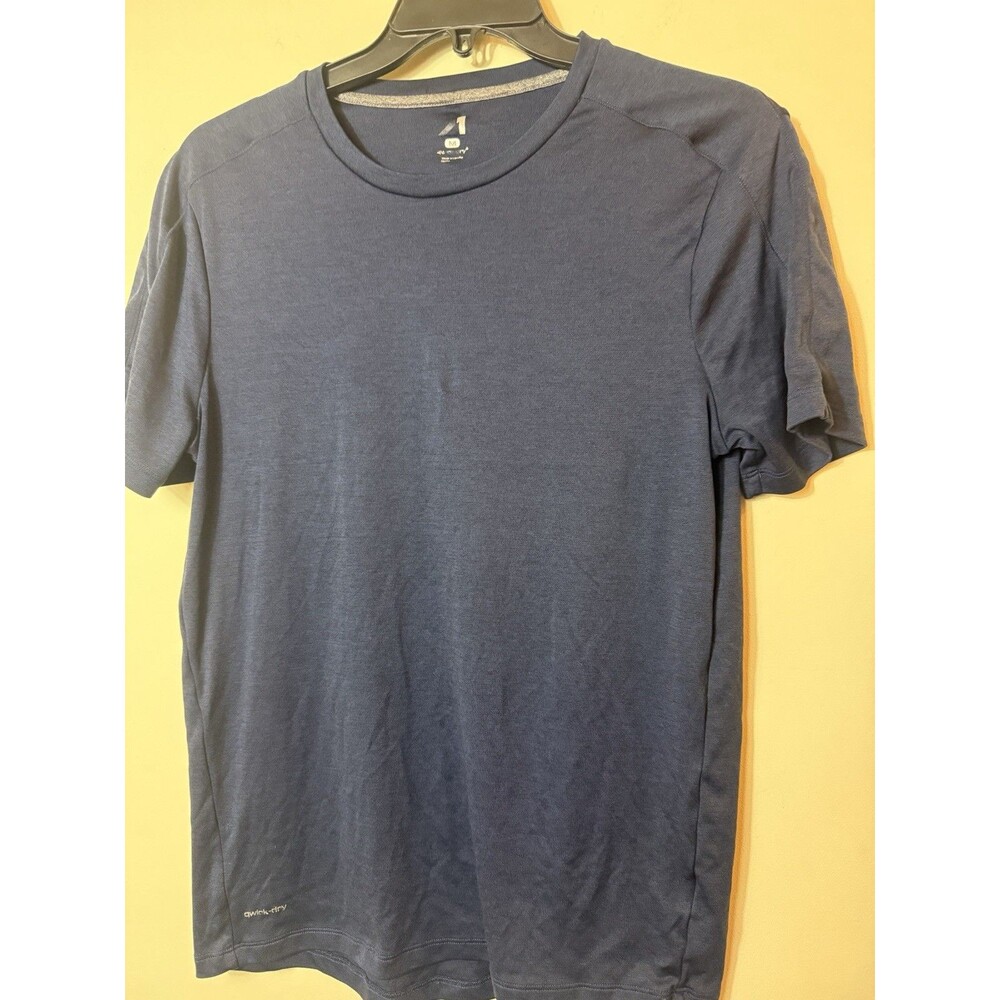 Avia Quick Dry qwick-dry Men's Blue Crew Neck Short Sleeve T-Shirt M